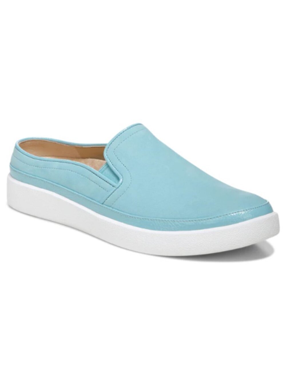 Vionic Women's 'Effortless' Slip On Mule Loafers in Porcelain Blue Size 6